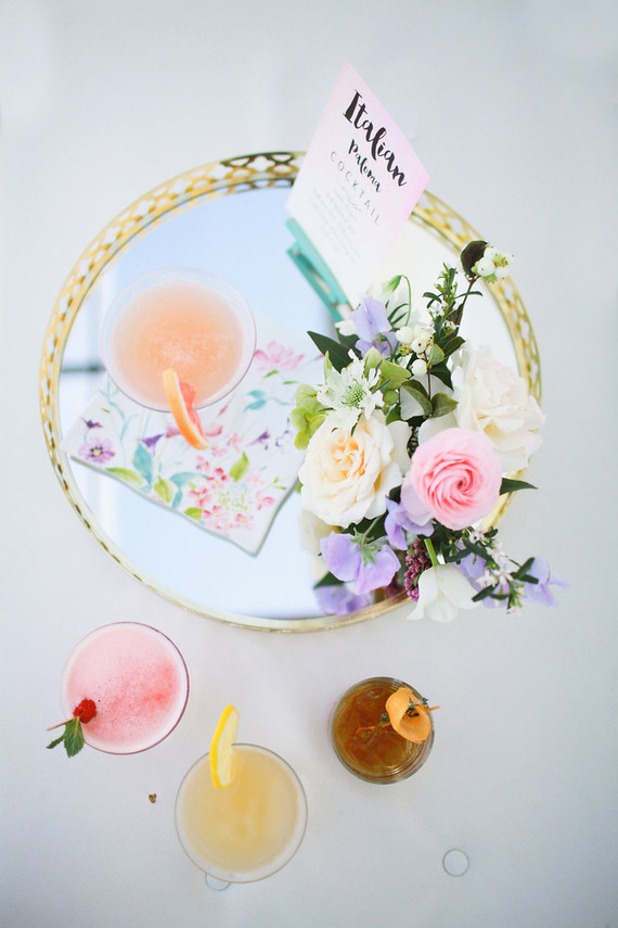 Pastel floral bridal shower inspiration Inspiration