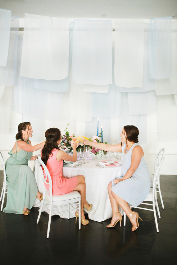 Pastel floral bridal shower inspiration