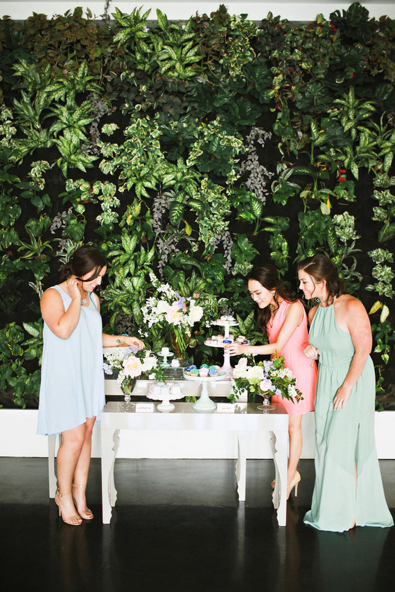 Bridal shower dessert table