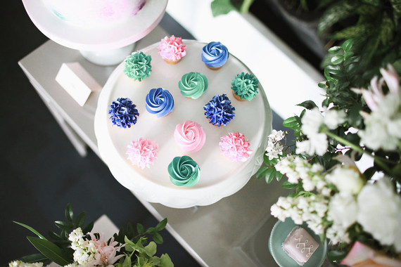 Floral cupcakes