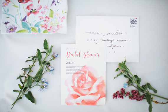 Pastel floral bridal shower inspiration Inspiration