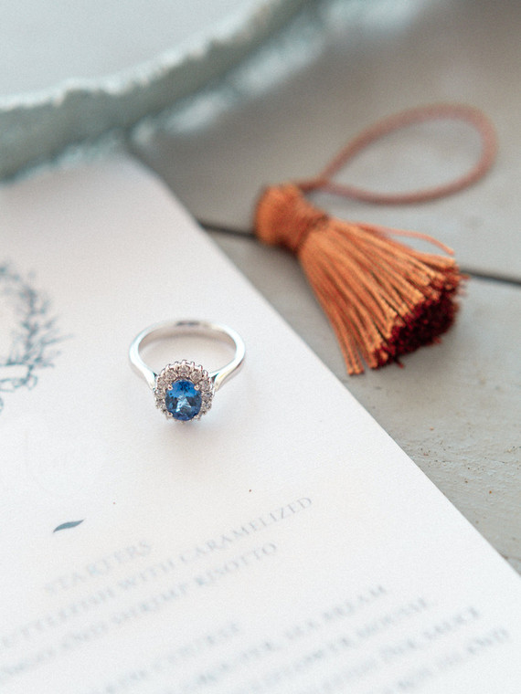 Sapphire wedding ring