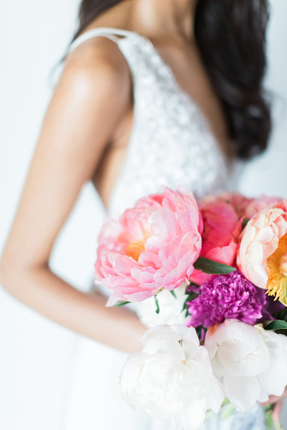 Beaded wedding dress