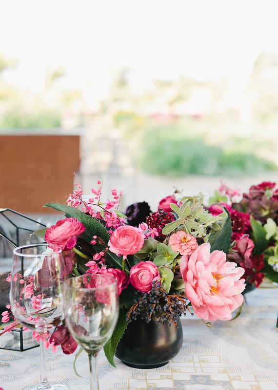 Pink peony florals