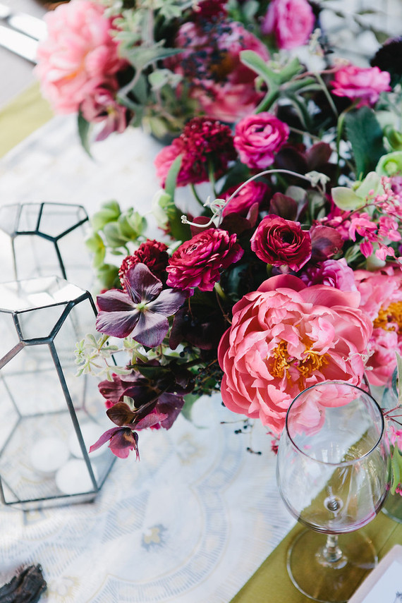 Pink peony florals