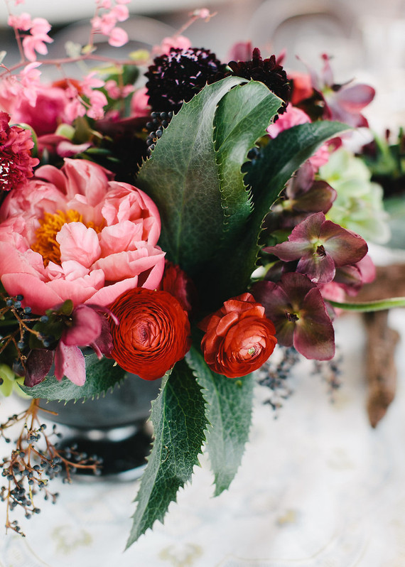 Pink peony florals