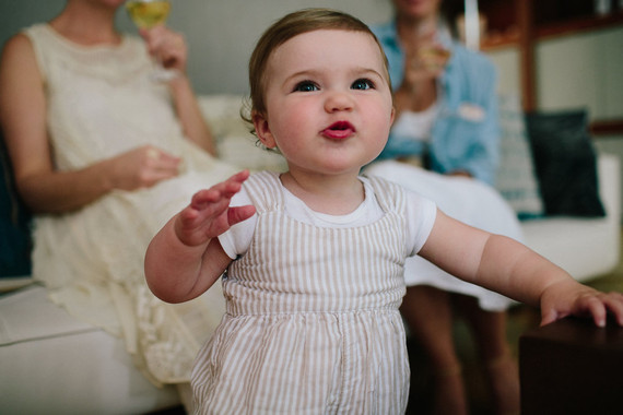 All white baby shower