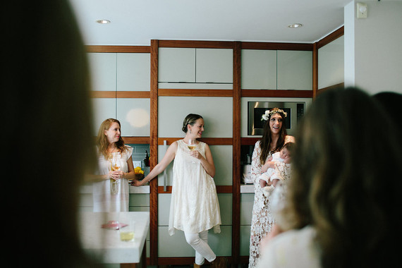 All white baby shower