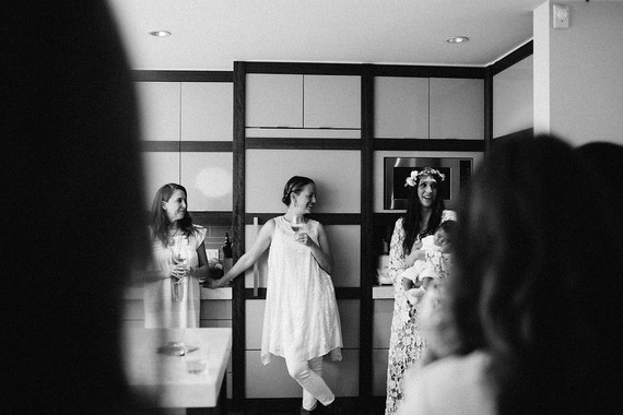 All white baby shower