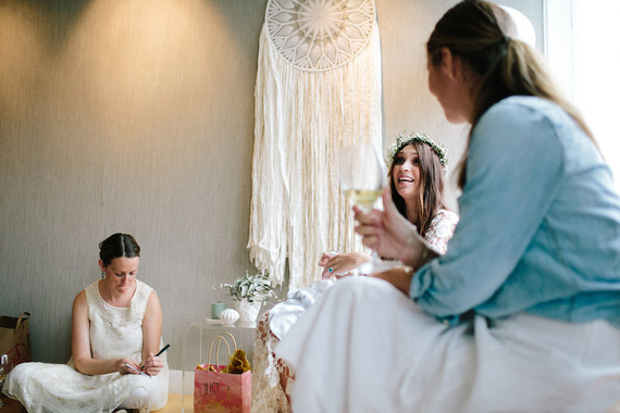 All white baby shower