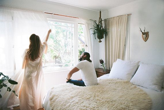 Venice Beach at home engagement shoot Inspiration