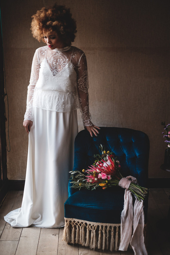 Modern and bohemian bridal inspiration