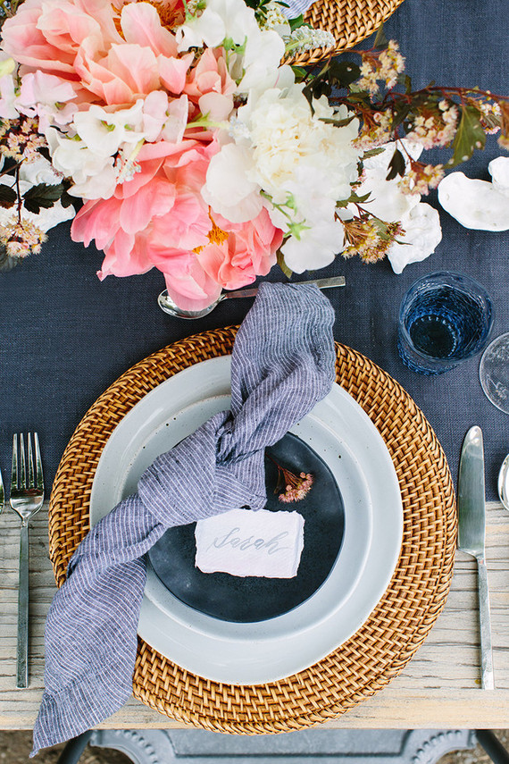 Summer oysters and rose party with 100 Layer Cake and Crate and Barrel Inspiration