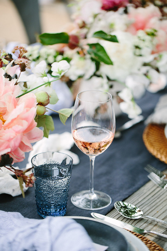 Summer oysters and rose party with 100 Layer Cake and Crate and Barrel Inspiration