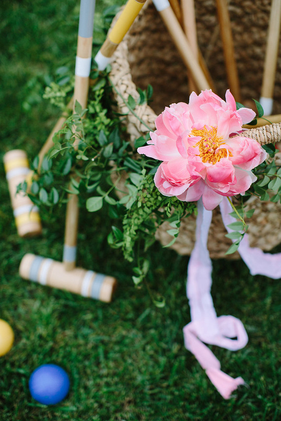 Summer croquet party