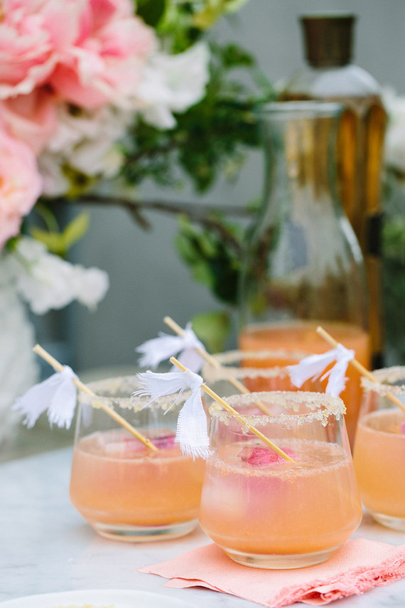 Rose and oysters party with Crate and Barrel and 100 Layer Cake