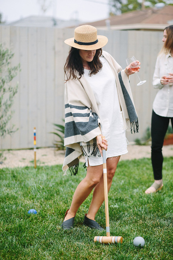 Rose and oysters party with Crate and Barrel and 100 Layer Cake