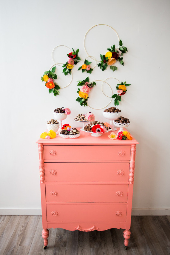 Floral mother-daughter brunch