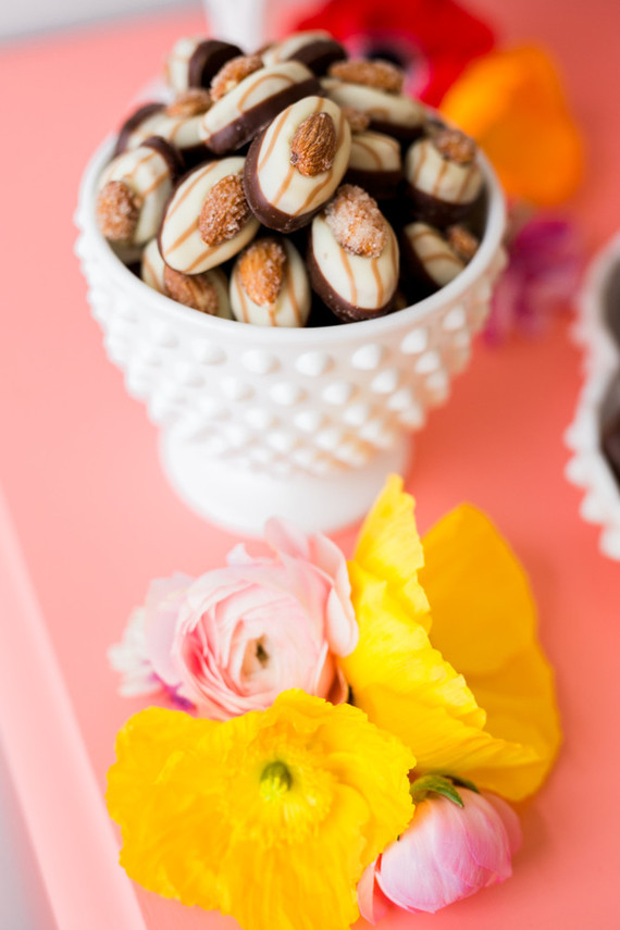 floral dessert table