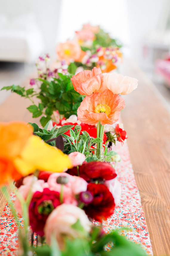 Floral mother-daughter brunch