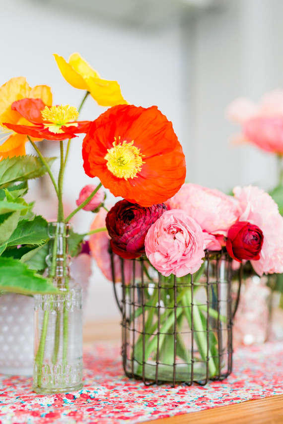Floral mother-daughter brunch
