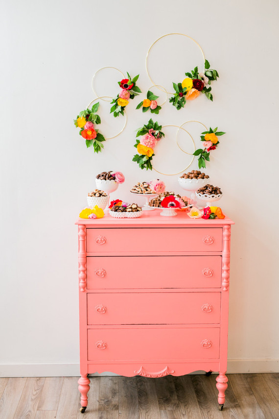 Floral mother-daughter brunch