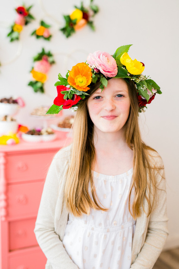 Floral mother-daughter brunch
