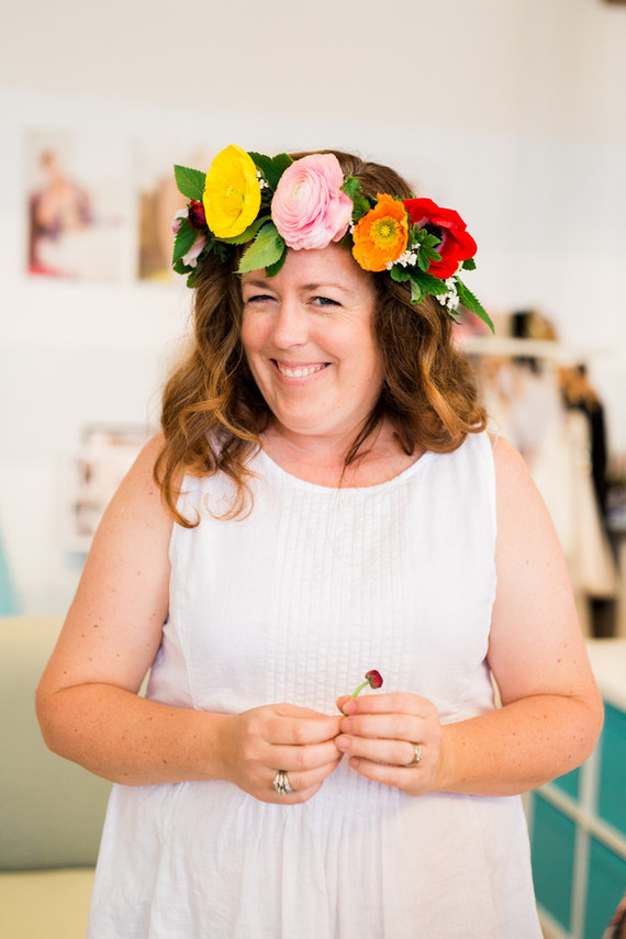 Floral mother-daughter brunch
