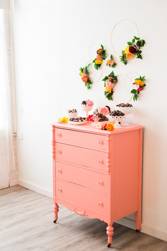 Floral mother-daughter brunch