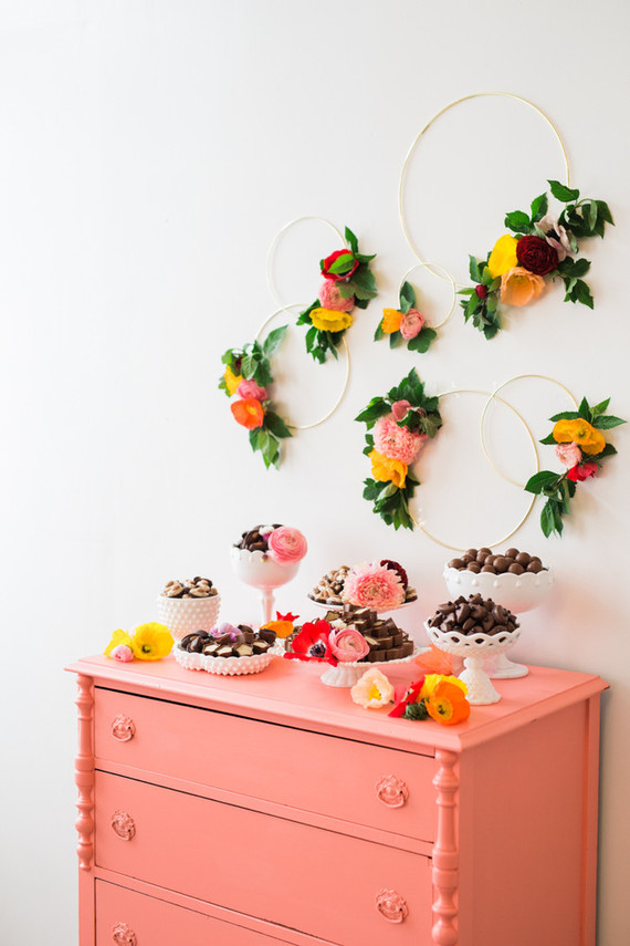 Floral mother-daughter brunch