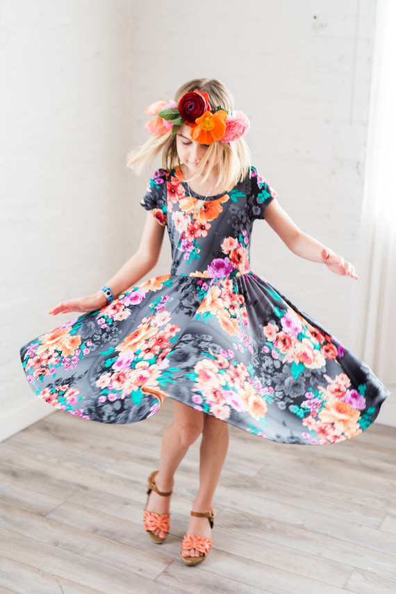 Floral mother-daughter brunch