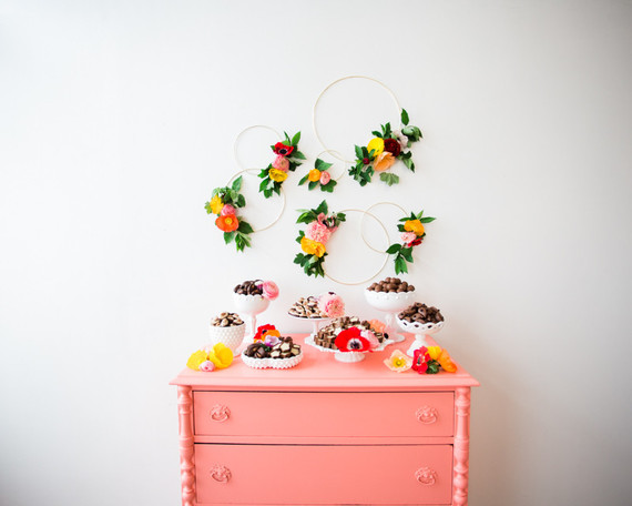 Floral mother-daughter brunch