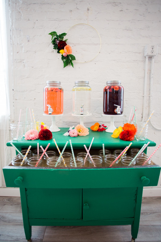 Floral mother-daughter brunch