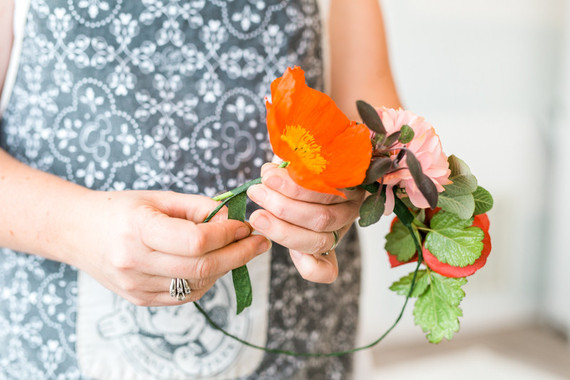 Floral mother-daughter brunch