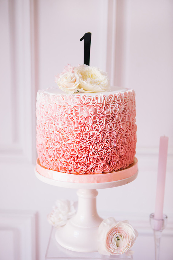 Floral twin 1st birthday party