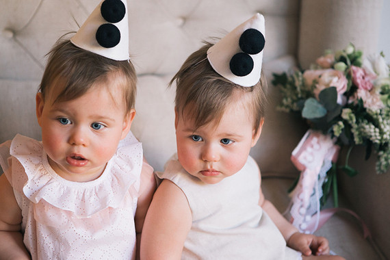 Floral twin 1st birthday party