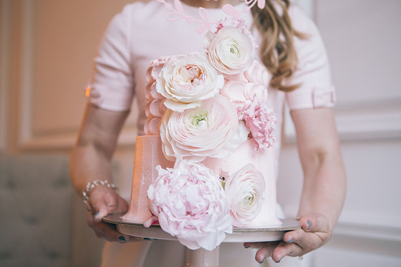 Floral twin 1st birthday party