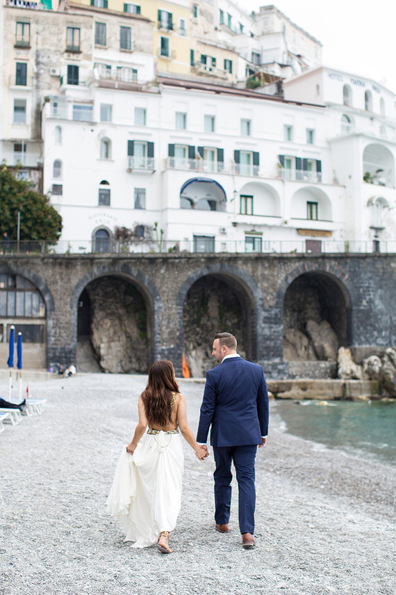 Coastal Italy elopement