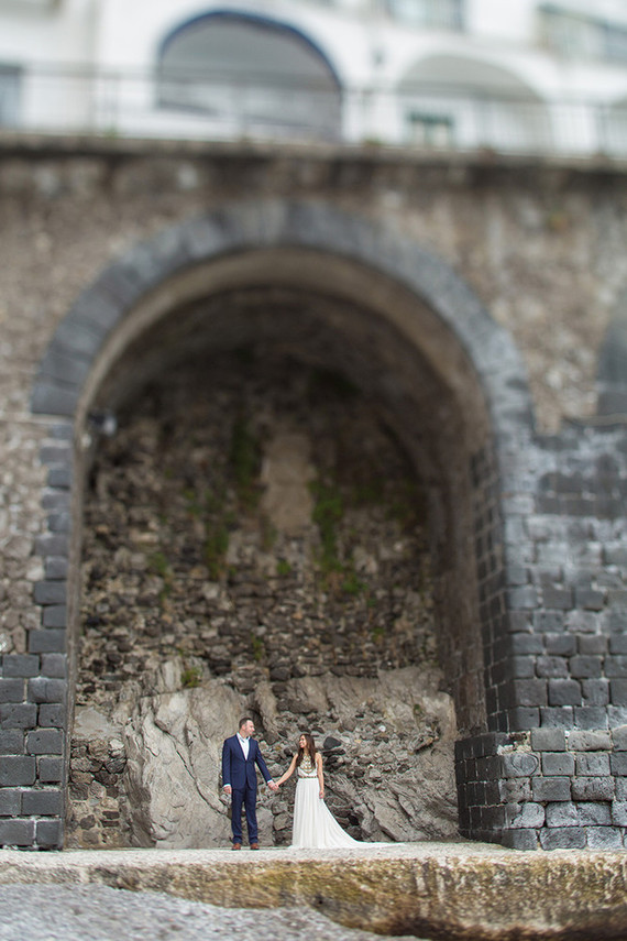 Coastal Italy elopement