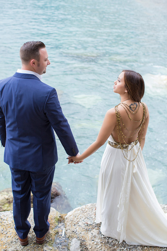 Coastal Italy elopement
