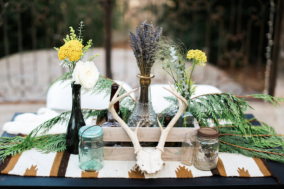 Rustic California garden wedding