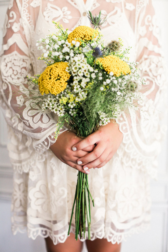 Rustic bridal bouquet