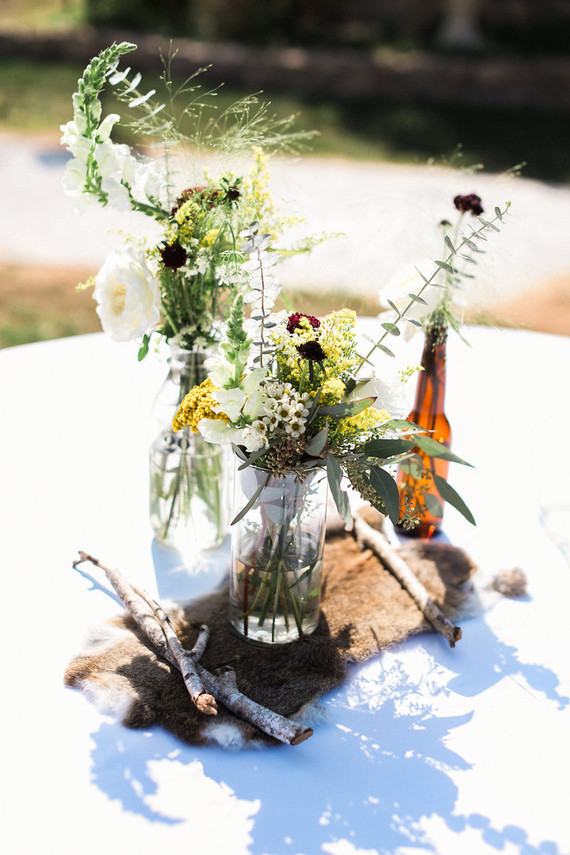 Rustic California garden wedding