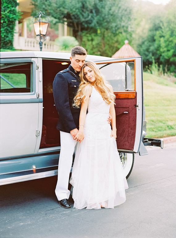 Classic garden villa wedding in California