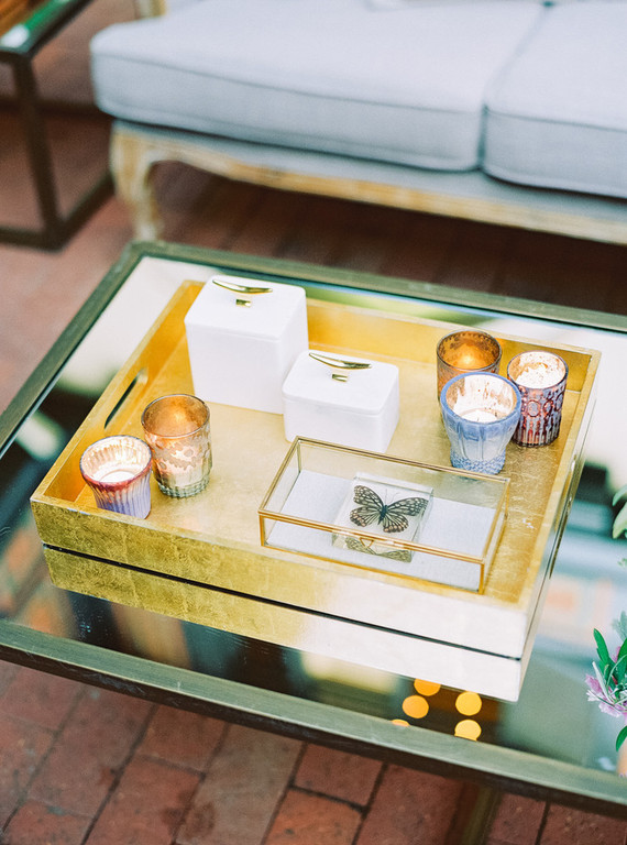 Classic garden villa wedding in California