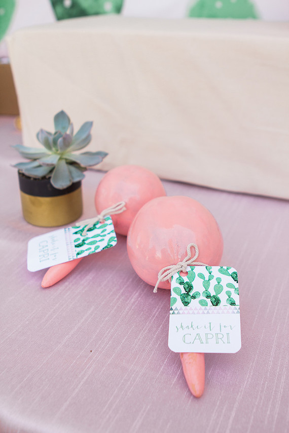 Pink cactus themed 1st birthday