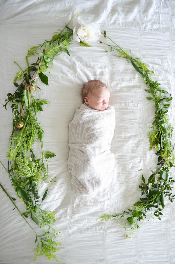 Summery newborn photos