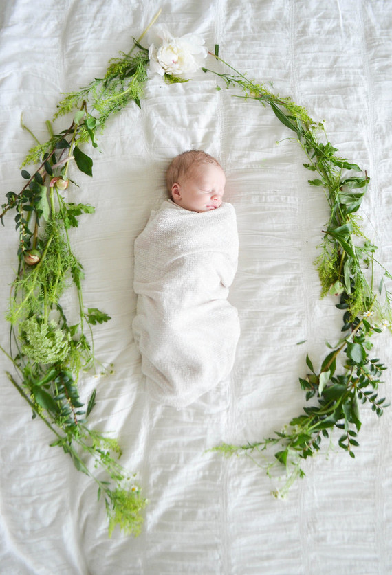 Summery newborn photos