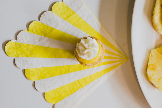 Sunny yellow baby shower ideas