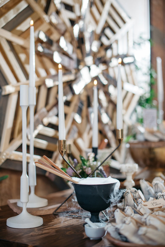 DIY tub tea station